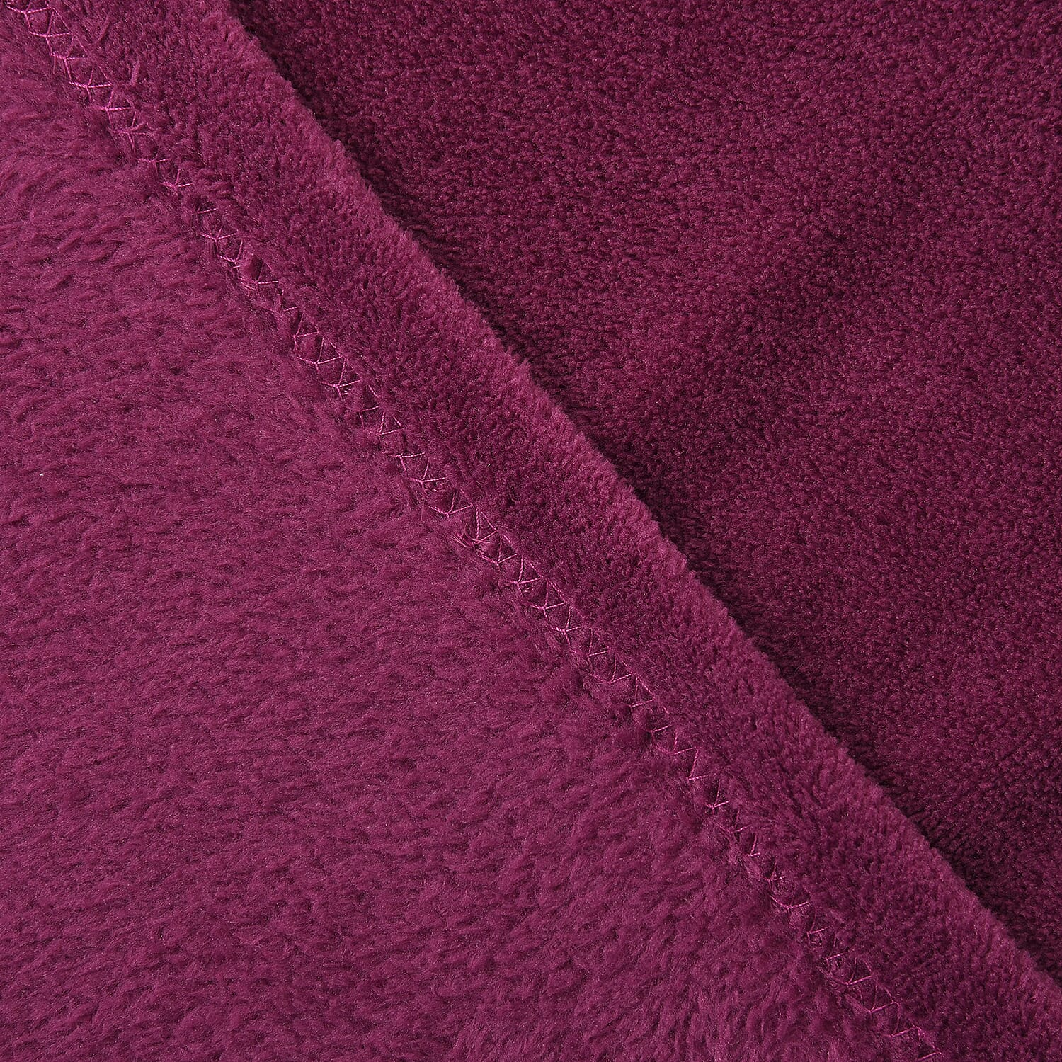Homesmart Magenta Solid Super Soft and Warm Coral Fleece Blanket