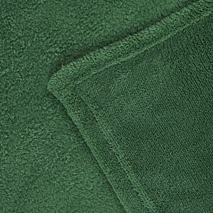 Homesmart Green Solid Super Soft and Warm Coral Fleece Blanket