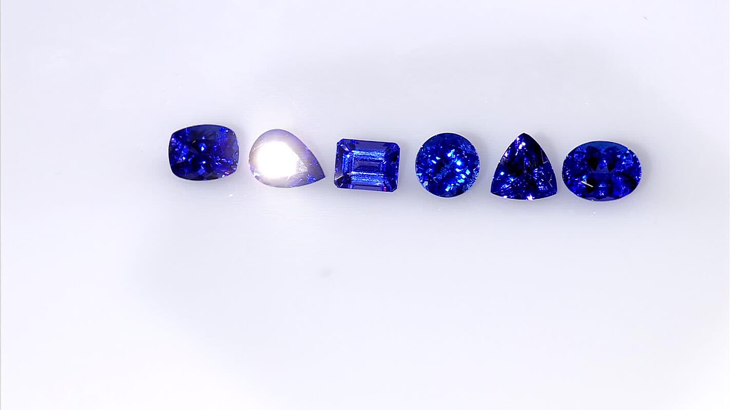 Certified 3.00 ctw Round Vivid Tanzanite Loose Gemstone – AAAA Grade, Free Size