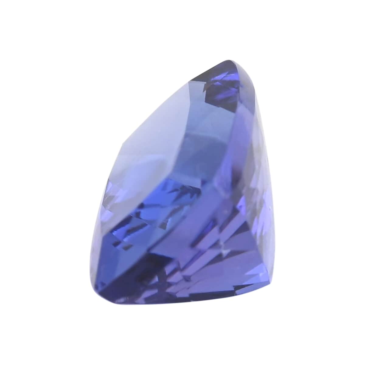 Certified & Appraised AAAA Vivid Tanzanite (Cush Free Size) Approx 3.00 ctw image number 1