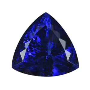 Certified AAAA VIVID Tanzanite |Certified Tanzanite| AAAA Tanzanite| Loose Gemstone| Trillion Tanzanite Approx 3.00 ctw