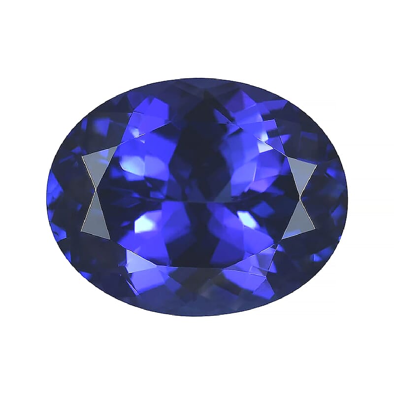 Certified and Appraised AAAA Blue Dahlia Vivid Tanzanite (Ovl Free Size) Approx 3.00 ctw