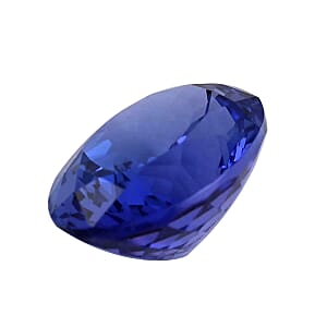 Certified 3.00 ctw Oval Tanzanite Loose Gemstone &ndash; AAAA Grade, Free Size
