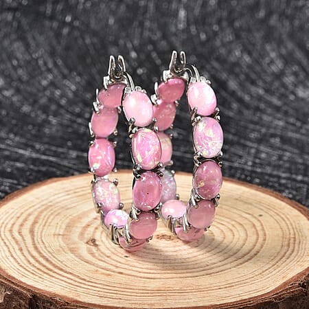 Lab Created Pink Opal - Product card gallery slide 2 (10176486801721)