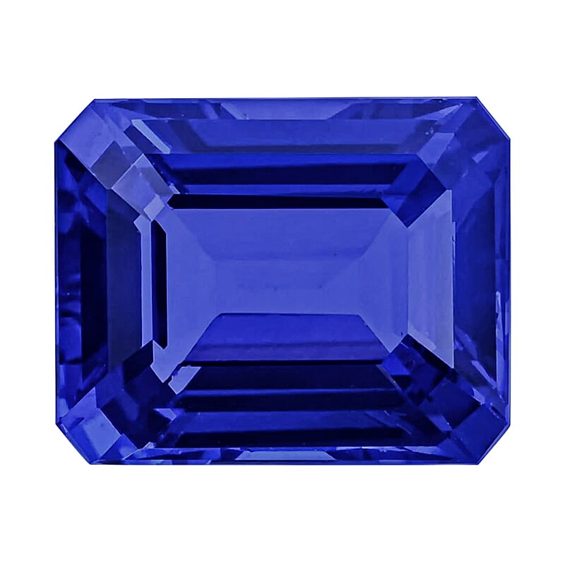 Certified and Appraised Flawless AAAA Tanzanite (Oct Free Size) 6.00 ctw