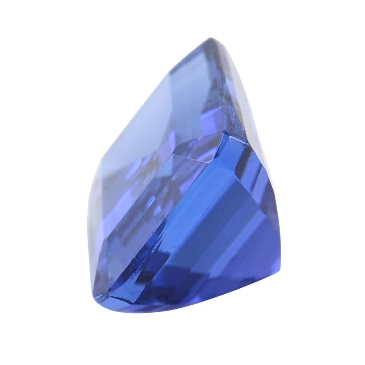 Certified and Appraised Flawless AAAA Tanzanite (Oct Free Size) 6.00 ctw image number 1