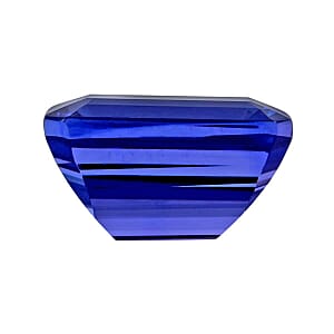 Certified 6.00 ctw Octagon Tanzanite Loose Gemstone &ndash; Flawless, AAAA Grade, Free Size