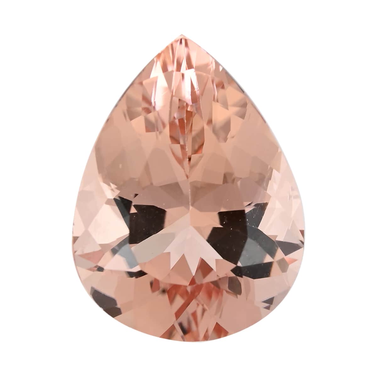 AAAA Marropino Morganite (Pear 16x12 mm) 7.00 ctw image number 0