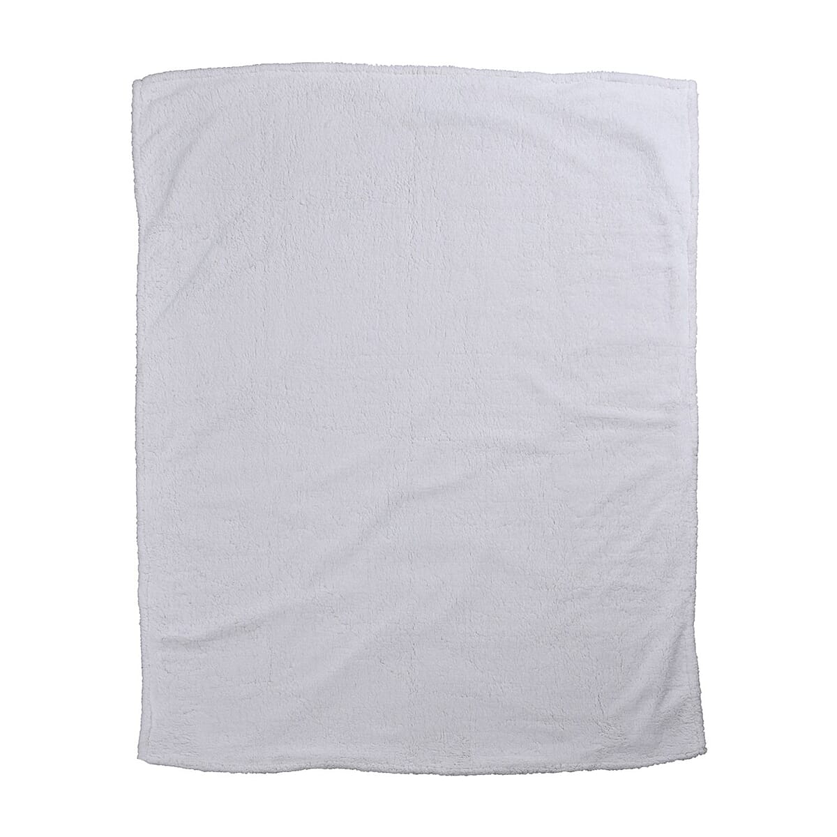 Homesmart Maroon Microfiber Flannel with Sherpa Blanket image number 2