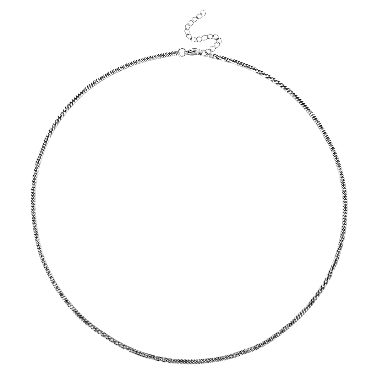 Doorbuster Set of 3 Wave, Cloud and Beaded Texture Necklace in Stainless Steel 20-22 Inches image number 6