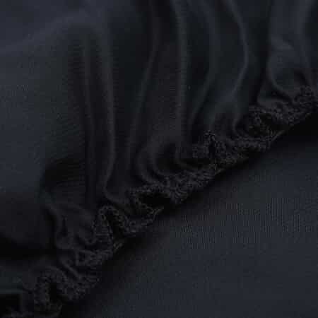 Black 100% Mulberry Silk Turban image number 5