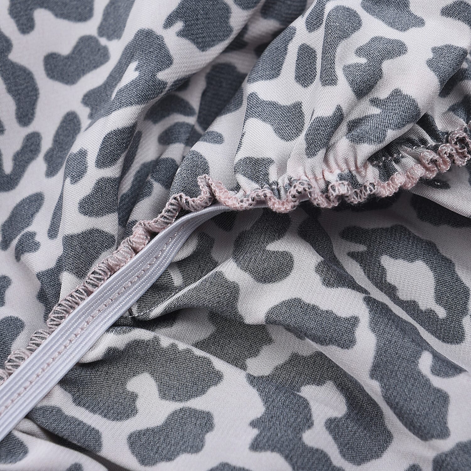 Pink Background with Big Leopard Pattern 100% Mulberry Silk Turban
