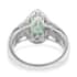 Rhapsody 950 Platinum AAAA Boyaca Colombian Emerald and E-F VS Diamond Ring (Size 7.0) 8.80 Grams 2.60 ctw image number 3