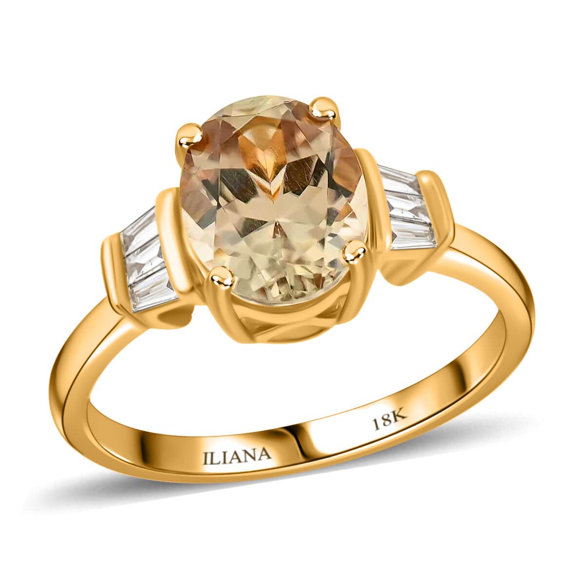 ILIANA AAA Turkizite and Diamond G-H SI Solitaire Ring in 18K Yellow Gold 3.80 Grams 2.20 ctw image number 0