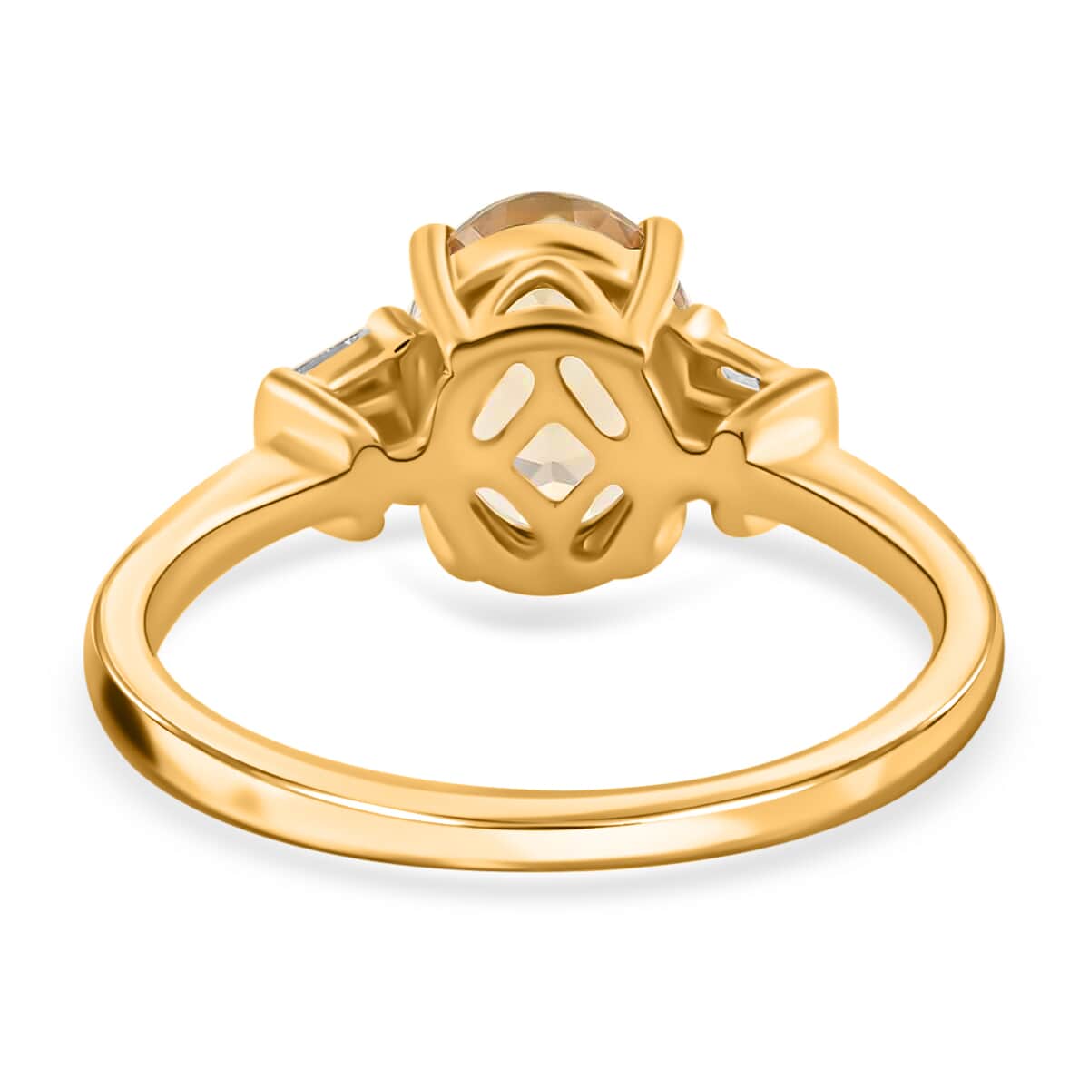ILIANA AAA Turkizite and Diamond G-H SI Solitaire Ring in 18K Yellow Gold 3.80 Grams 2.20 ctw image number 3