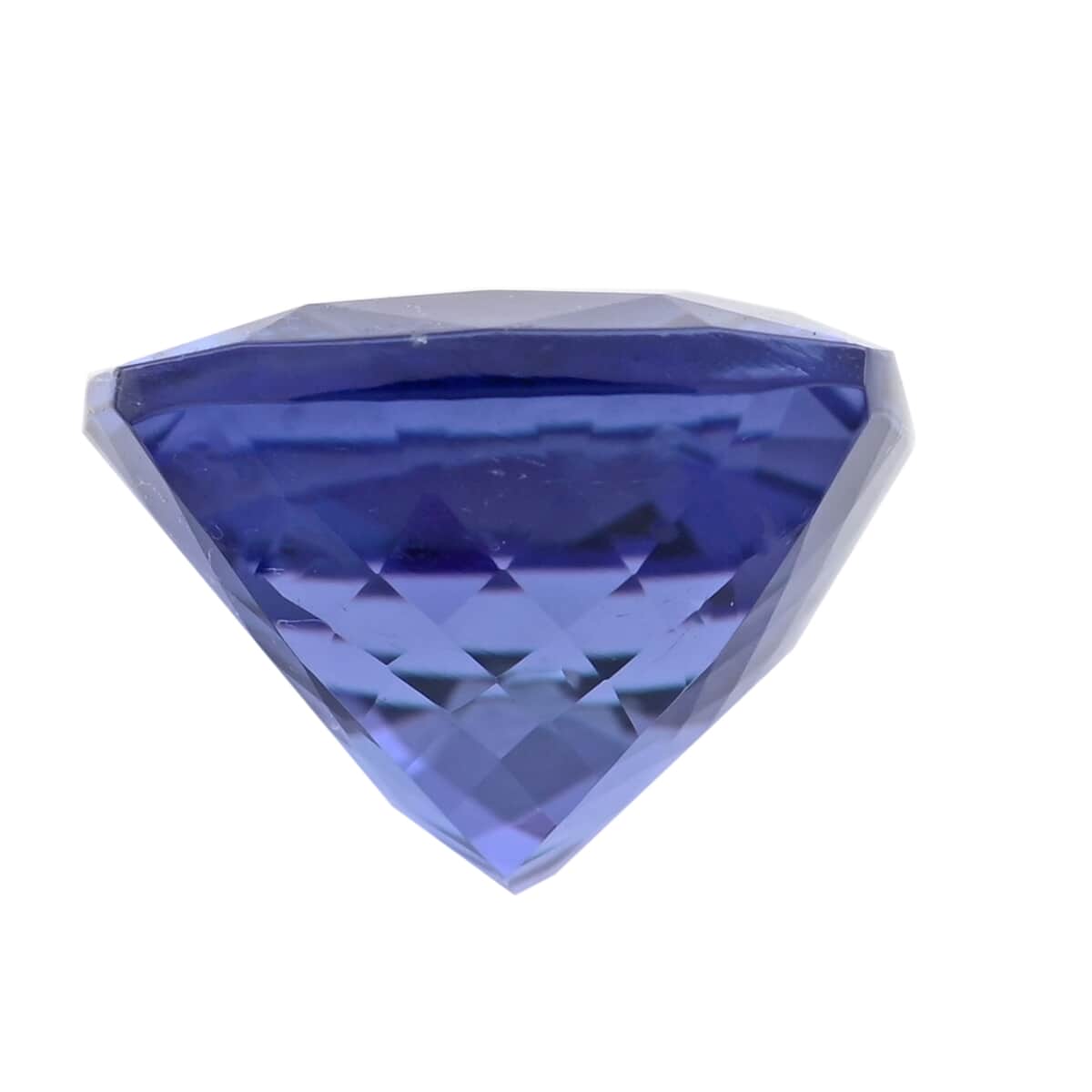 Vivid AAAA Tanzanite Certified and Appraised (Cush 9x9 mm) 4.00 ctw image number 2