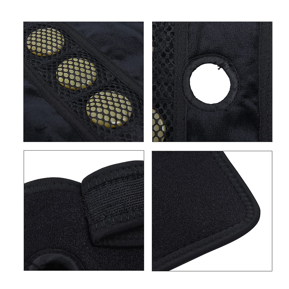 UTK DC Natural Jade Wrist Heating Pad Wraps for Carpal Tunnel (Right) with Faux Leather and PP Cotton image number 6