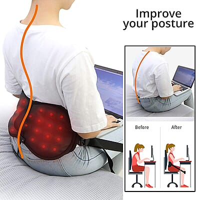 UTK Far Infra Red Jade (D) & Tourmaline Heating Pad for Lower Back