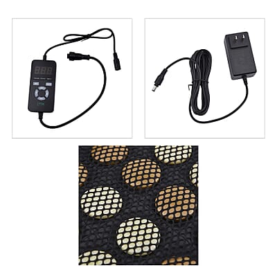UTK Far Infra Red Jade (D) & Tourmaline Heating Pad for Lower Back