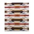 HOMESMART Beige and Red Tribal Printed Pattern Single Layer Sherpa Blanket 59"x78") image number 1