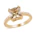 ILIANA 18K Yellow Gold AAA Turkizite and G-H SI Diamond Solitaire Ring (Size 10.0) 4.25 Grams 2.15 ctw image number 0