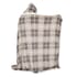 Homesmart Checks Pattern Polyester and Sherpa Hoodie Blanket with Pom Pom image number 3