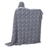 Homesmart Zebra Stripe Pattern Polyester and Sherpa Hoodie Blanket with Pom Pom image number 3