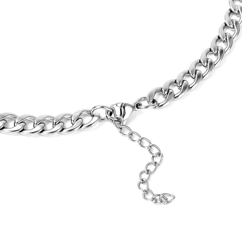 Set of 3 Figaro, Rope and Wheat Necklace 20-22 Inches in Stainless Steel