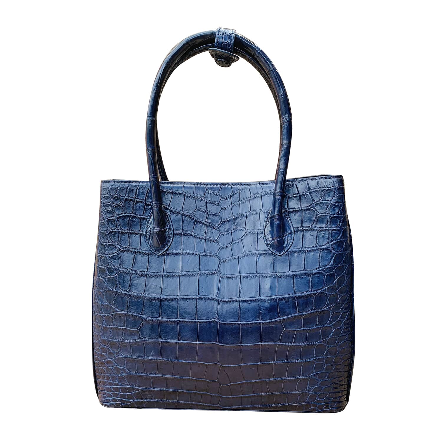 Mother's day jewelry Grand Pelle Navy Genuine Caiman Crocodile