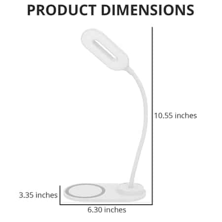 White Flexible and Wireless 2 in 1 Led Lamp with USB Cable and 3 Different Light Mode image number 3