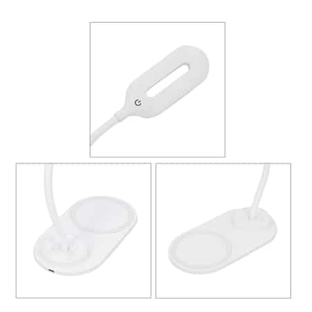 White Flexible and Wireless 2 in 1 Led Lamp with USB Cable and 3 Different Light Mode image number 6
