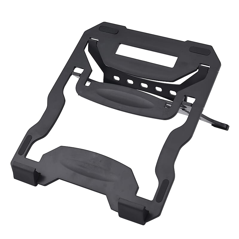 Black Adjusted Notebook Computer Folding Stand Base (6 Kinds of Heights Adjustment)