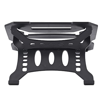 Black Adjusted Notebook Computer Folding Stand Base (6 Kinds of Heights Adjustment)