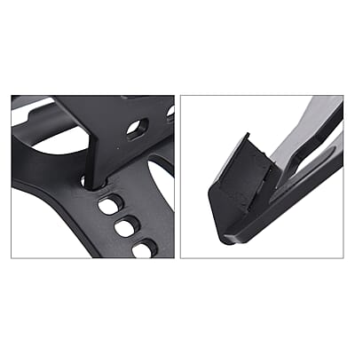 Black Adjusted Notebook Computer Folding Stand Base (6 Kinds of Heights Adjustment)
