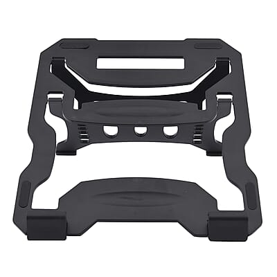 Black Adjusted Notebook Computer Folding Stand Base (6 Kinds of Heights Adjustment)