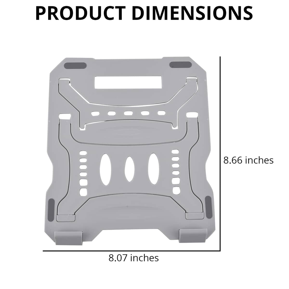 Adjusted Notebook Computer Folding Stand Base image number 3