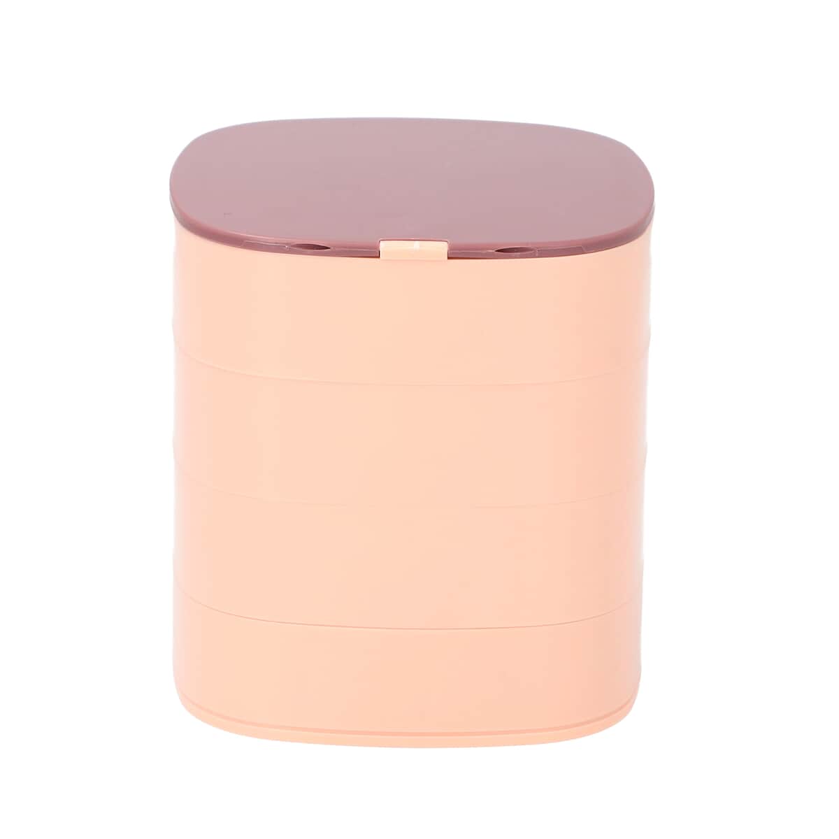 Pink 4 Layer Rotating Storage Organizer with Mirror image number 6