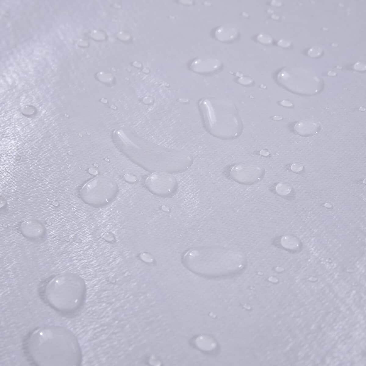 Homesmart White Polyester Terry Waterproof Mattress Protector image number 2