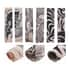 12 Pieces Set Skull Pattern Temporary Tattoo Arm Sunscreen Sleeves image number 4