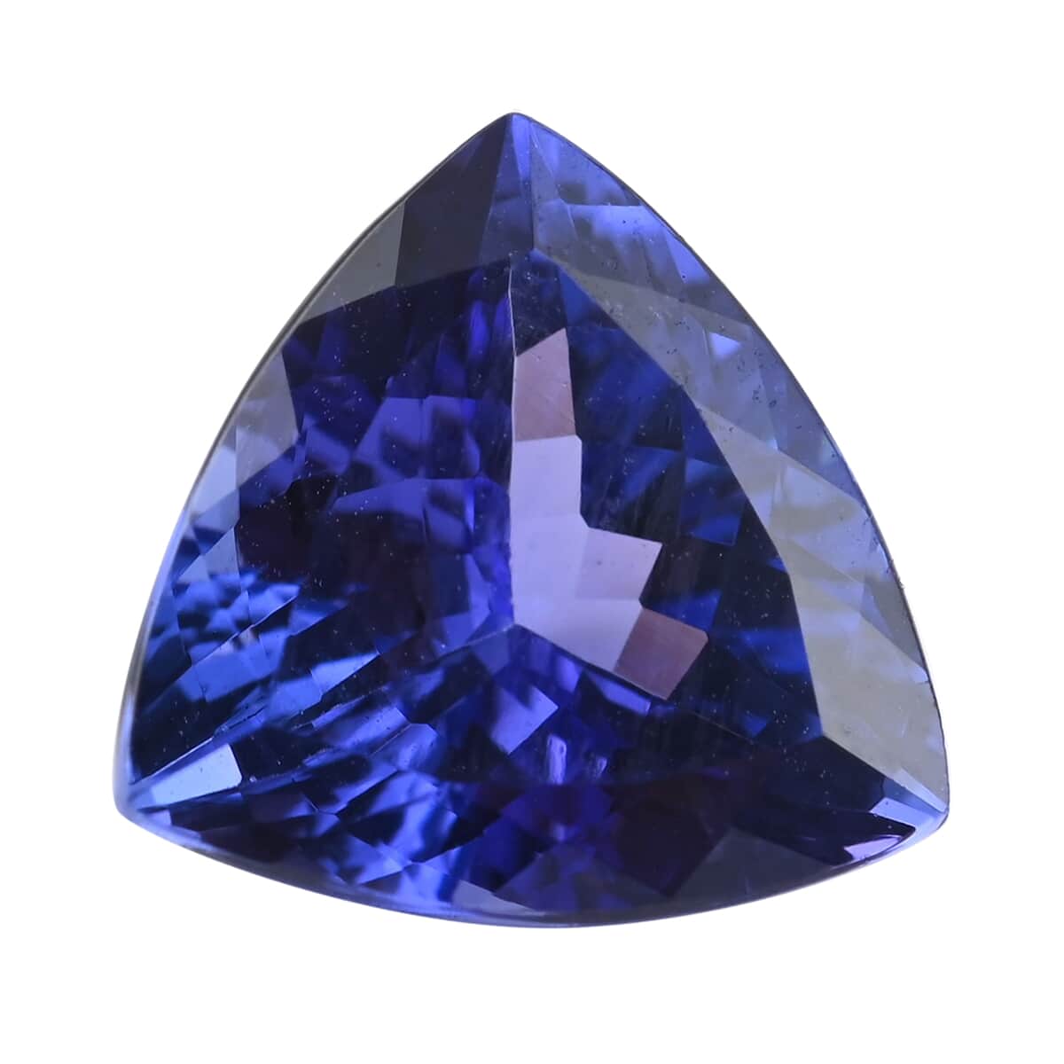 Auction Of The Month Vivid Certified and Appraised AAAA Tanzanite (Trl Free Size) Approx 4.00 ctw image number 1