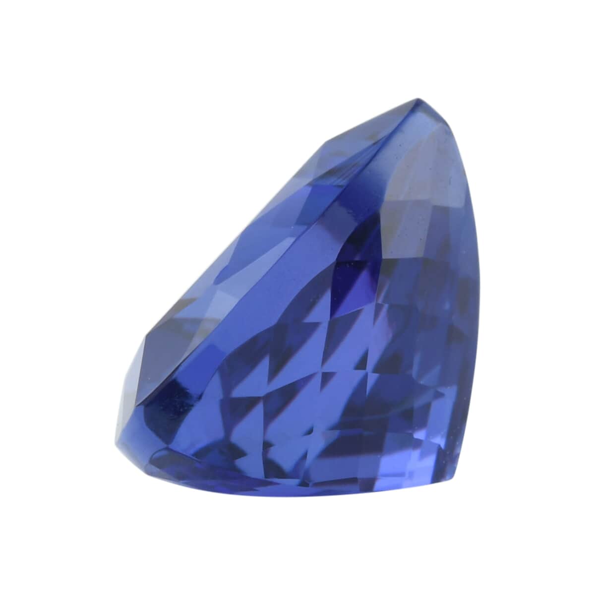 Auction Of The Month Vivid Certified and Appraised AAAA Tanzanite (Trl Free Size) Approx 4.00 ctw image number 3