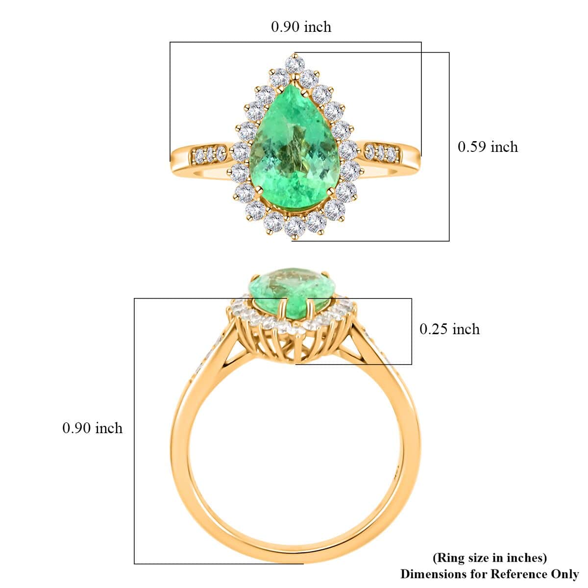 One Of A Kind Certified & Appraised Iliana 18K Yellow Gold AAA Boyaca Colombian Emerald and Diamond G-H SI Sunburst Ring (Size 7.0) 4 Grams 2.30 ctw image number 4