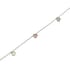 Lustro Stella Finest Multi Color CZ Station Necklace 18 Inches in Sterling Silver 3.25 ctw image number 3