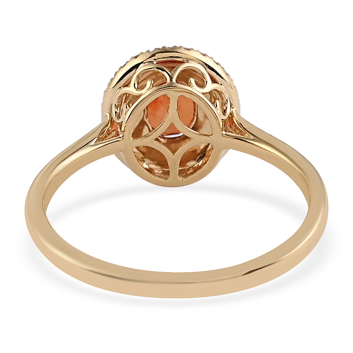 Iliana 18K Yellow Gold AAA Songea Sapphire and G-H SI Diamond Double Halo Ring (Size 10.0) 1.25 ctw