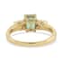 ILIANA 18K Yellow Gold AAA Colombian Emerald and G-H SI Diamond Solitaire Ring (Size 6.0) 4 Grams 1.50 ctw image number 3