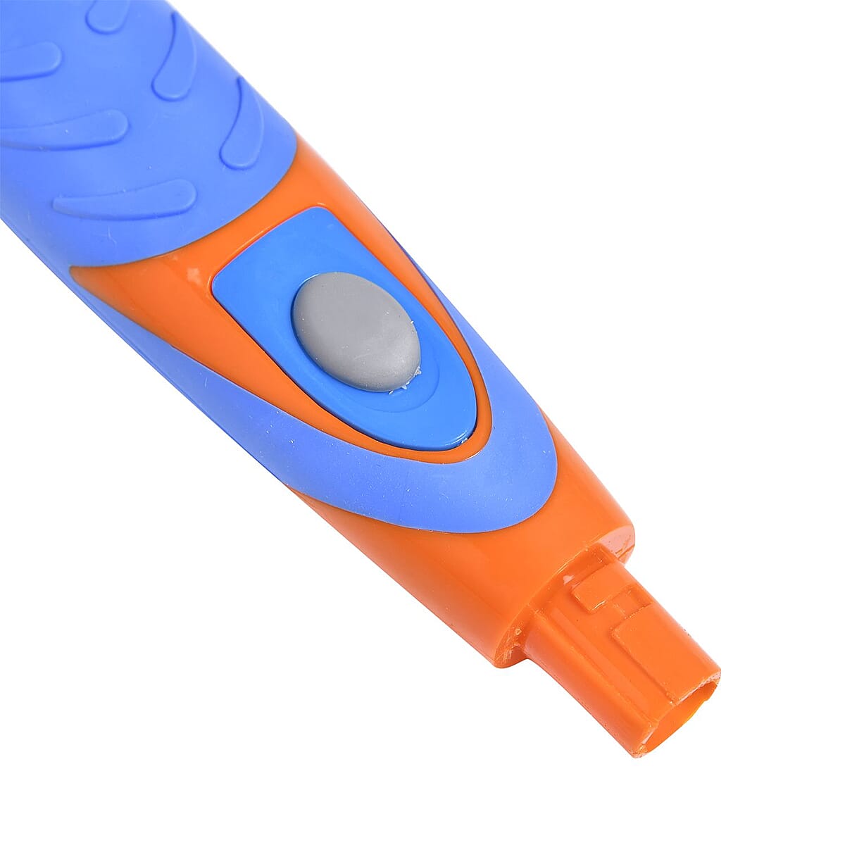 Orange Electric Household Handheld Cleaner Battery Operated High-speed Cleaning Brush with 4 Interchangeable Brush Heads (4xAA Batteries Not Included) image number 5