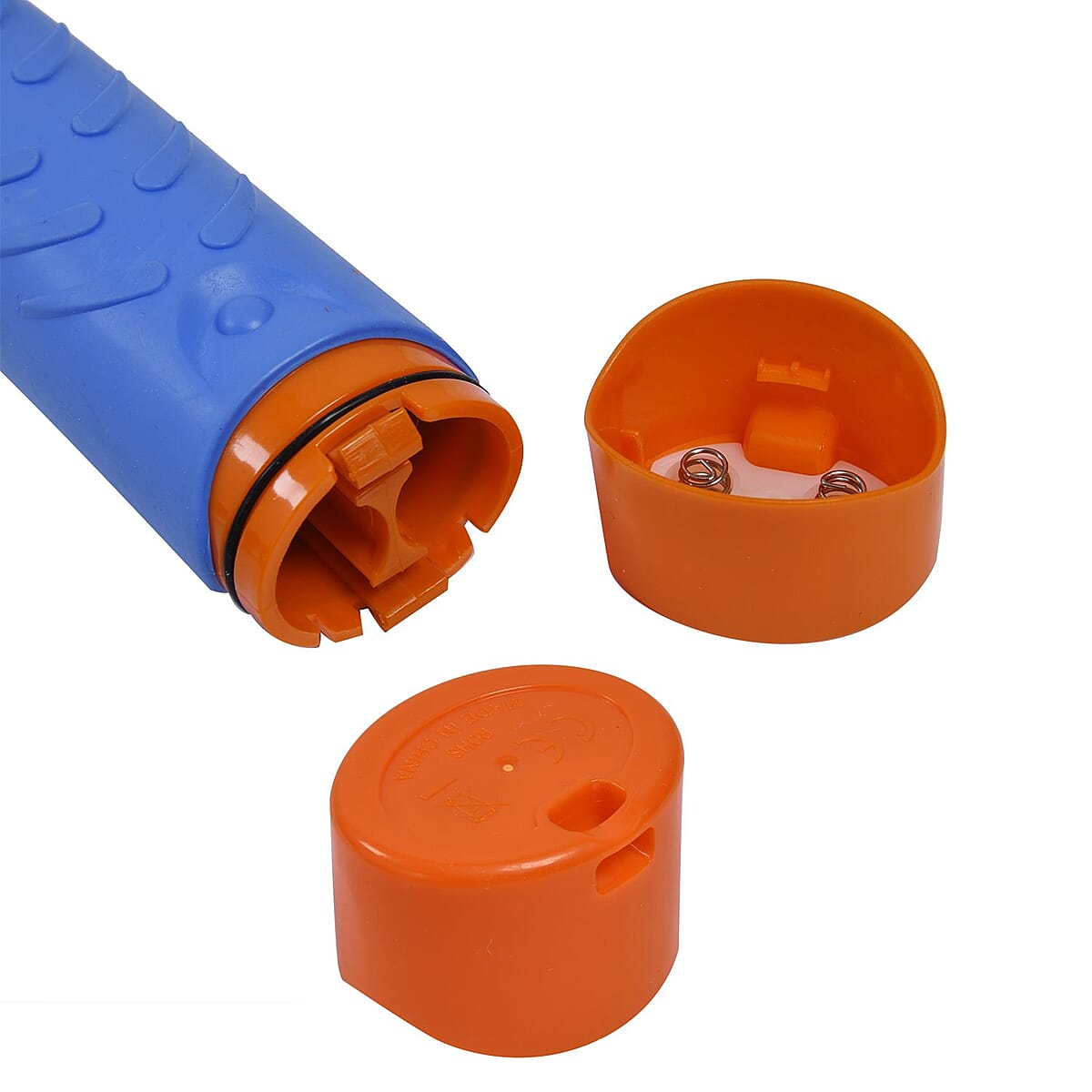 Orange Electric Household Handheld Cleaner Battery Operated High-speed Cleaning Brush with 4 Interchangeable Brush Heads (4xAA Batteries Not Included) image number 6