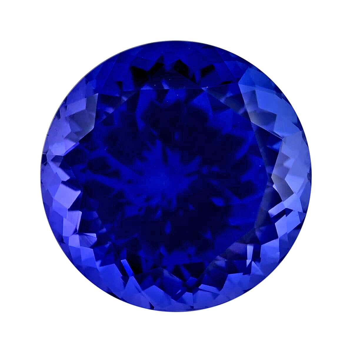 Certified & Appraised AAAA Vivid Tanzanite (Rnd Free Size) 10.00 ctw image number 0