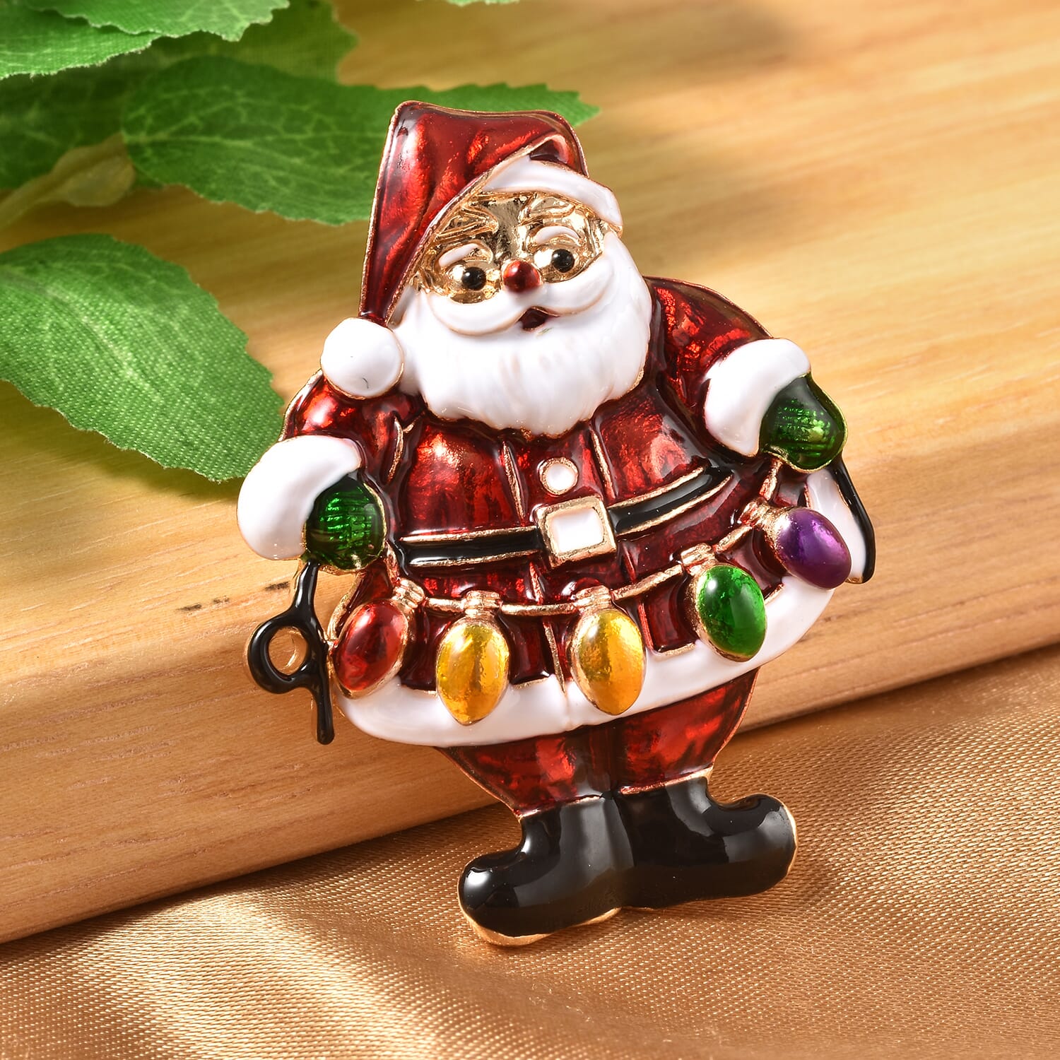 Santa hot sale claus brooch