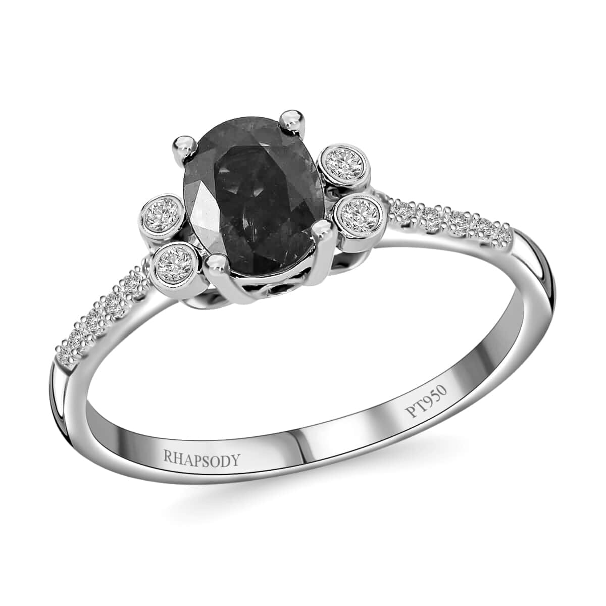 Rhapsody 950 Platinum AAAA Ceylon Sapphire and E-F VS Diamond Ring (Size 8.0) 1.50 ctw image number 0
